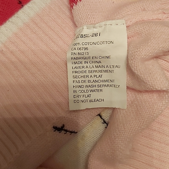 Argyle Pink Sweater by Tristan - Picture 6 of 6